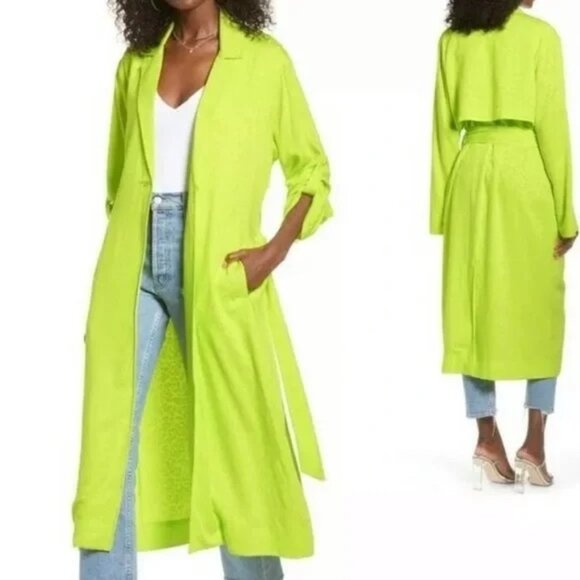 AFRM Hendrix Neon Longline Lightweight Duster - Picture 3 of 9